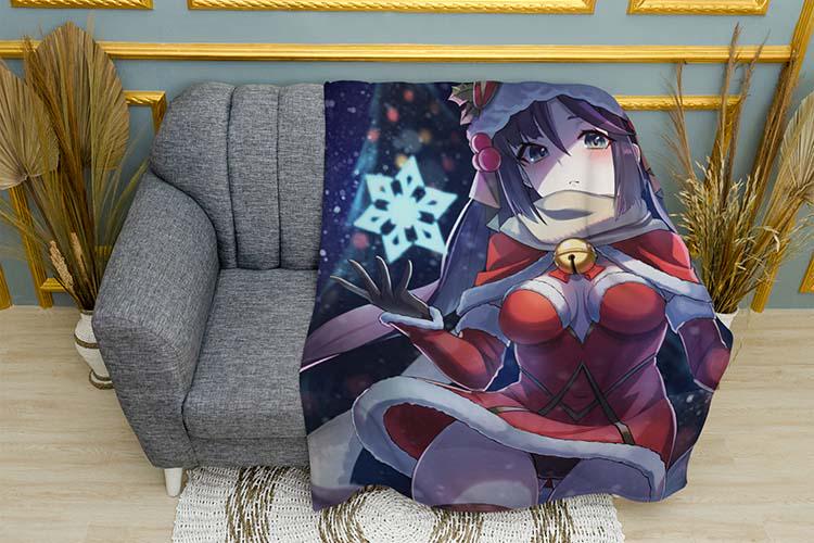 Плед плюшевый Mona Magical Christmas Genshin Impact однослойный 135х150 см (114628) Плед плюшевый Mona Magical Christmas Genshin Impact однослойный 135х150 см (114628)