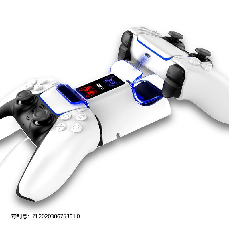 Зарядная док станция для джойстиков iPega PG-P5003 2xPS5 Game Controllers (574197) - фото 5