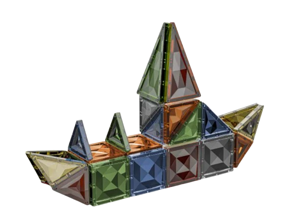 Конструктор магнитный 3D Кораблик с большими деталями 35 деталей (2702788777) Конструктор магнитный 3D Кораблик с большими деталями 35 деталей (2702788777)