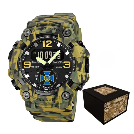 Наручные часы Awarder 003 СБУ Camo Green (3311)
