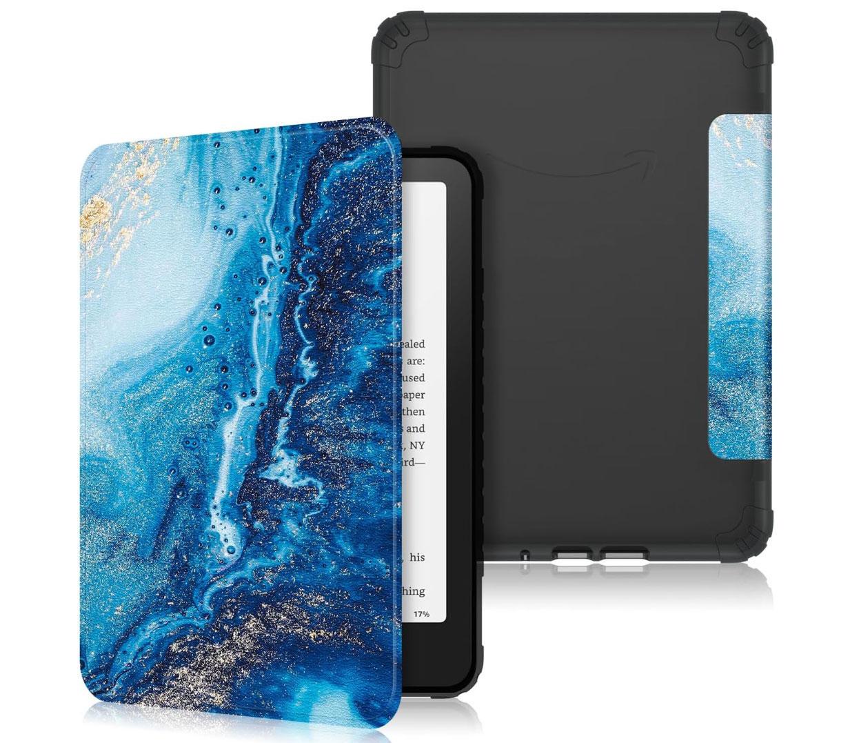 Чехол-обложка Primolux Transparent для электронной книги Amazon Kindle Paperwhite 12th Gen 2024 Ocean (2661908425) - фото 4 Чехол-обложка Primolux Transparent для электронной книги Amazon Kindle Paperwhite 12th Gen 2024 Ocean (2661908425) - фото 4