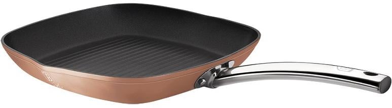 Сковорода-гриль Berlinger Haus Bronze Titan 28х28 см з титановим покриттям (BH-1693)