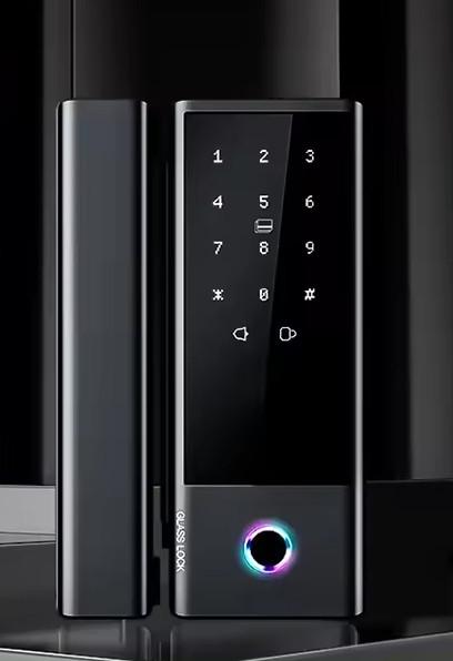 Замок біометричний розумний на скляні двері SEVEN LOCK SL-7776BF Black (2208242363) - фото 6 Замок біометричний розумний на скляні двері SEVEN LOCK SL-7776BF Black (2208242363) - фото 6