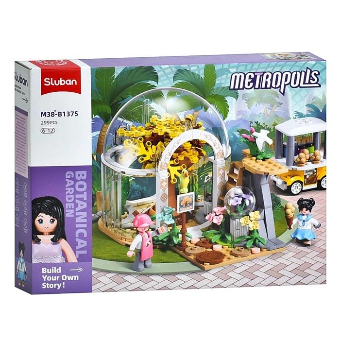 Конструктор детский Sluban Розовый мечта Botanical garden 299 деталей (M38-B1375)