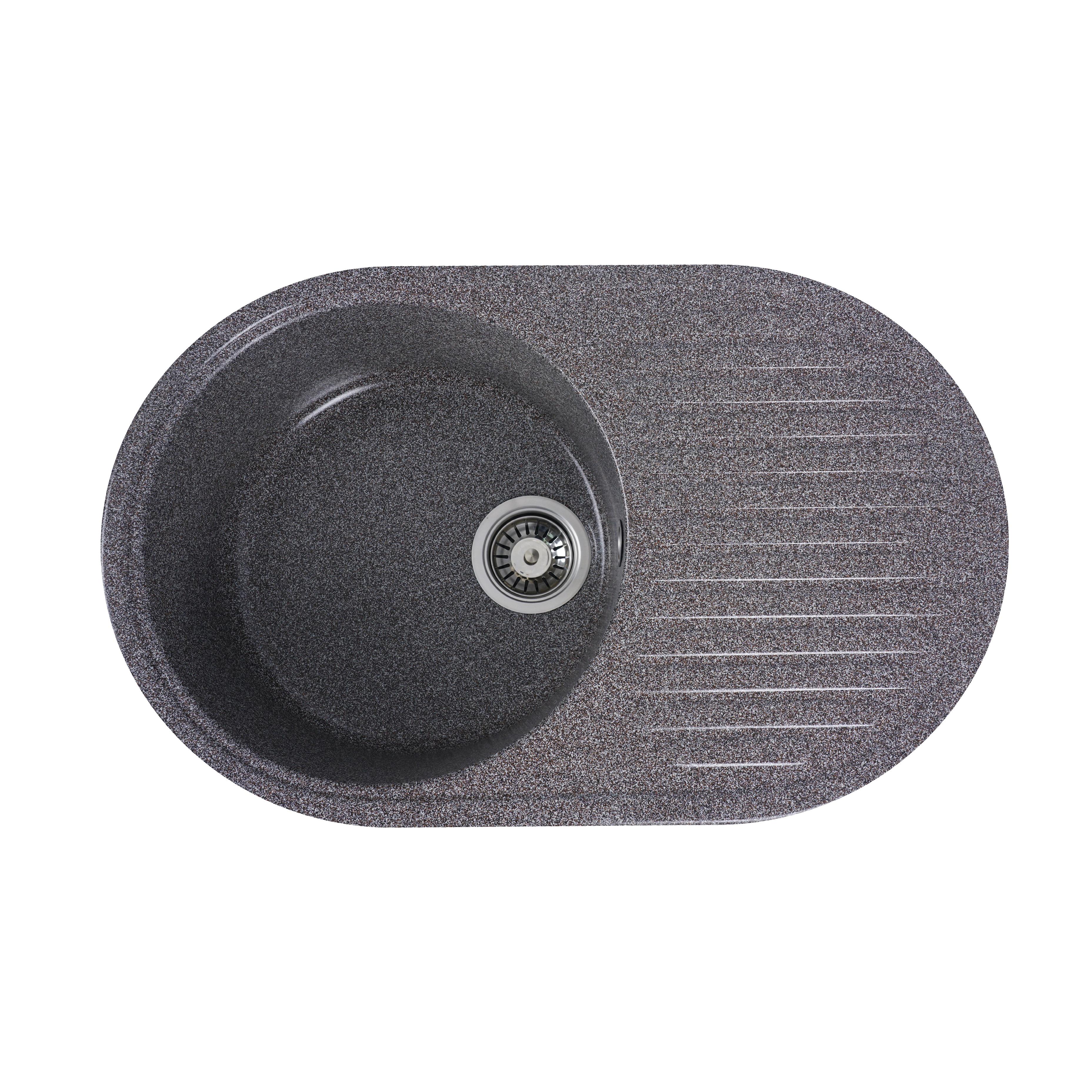 Гранитная мойка для кухни Platinum 7346 ASTORIA глянец Микс Гранитная мойка для кухни Platinum 7346 ASTORIA глянец Микс