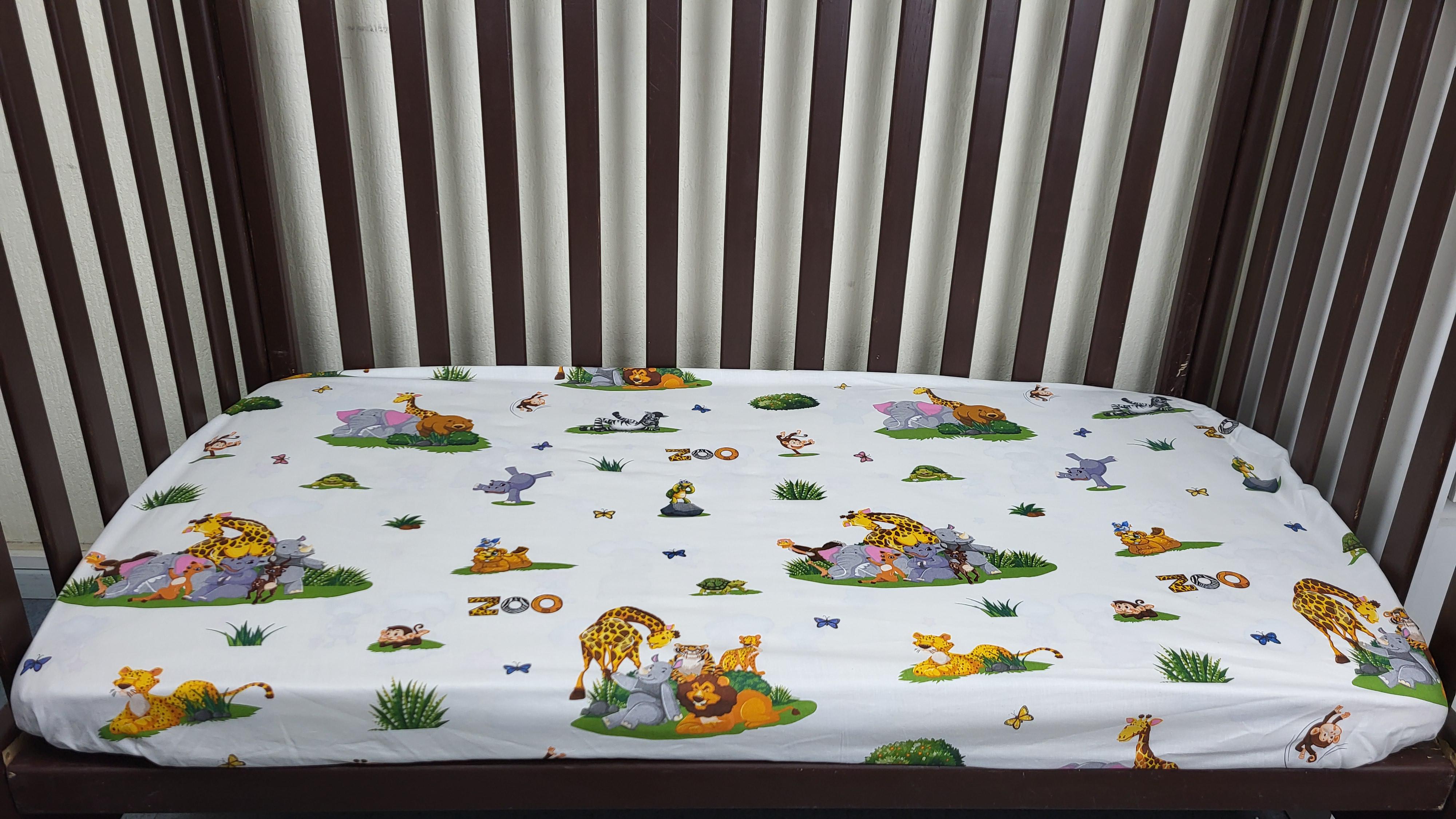 Простынь на резинке Zoo 60x120 см (1500) - фото 2 Простынь на резинке Zoo 60x120 см (1500) - фото 2