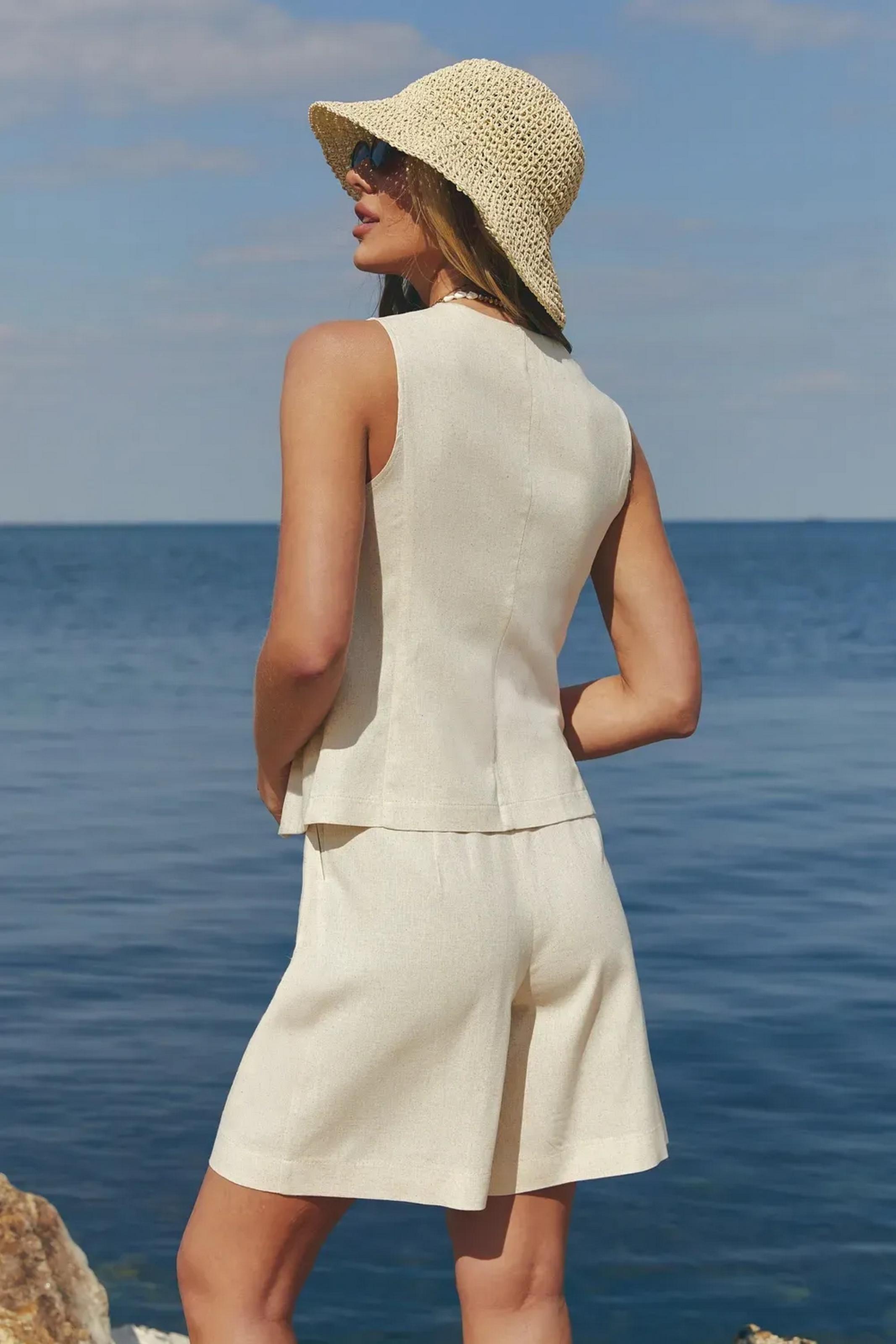 Шорти жіночі Seventeen L-XL Бежевий (104-2383.6420-1) - фото 2