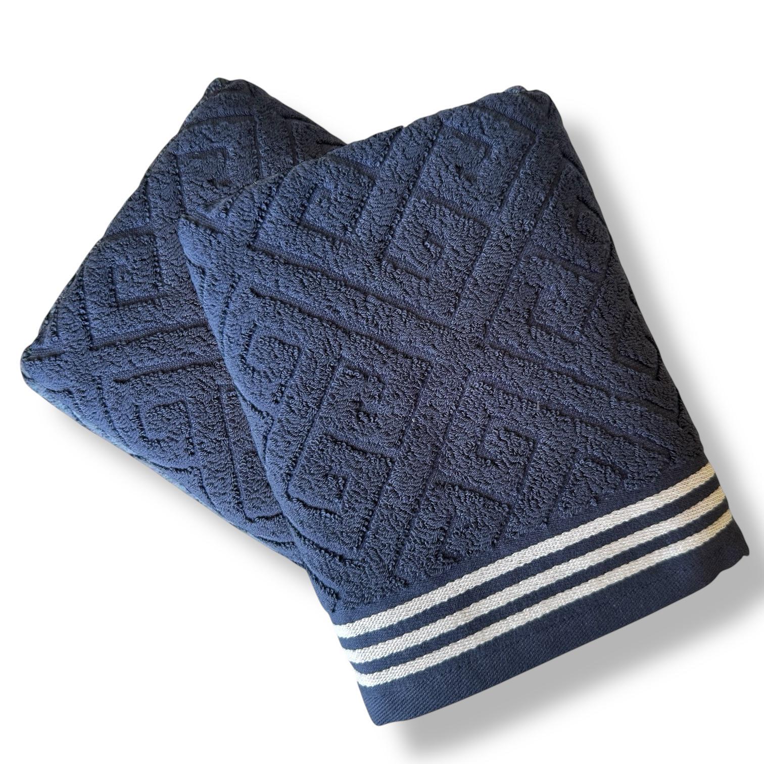 Рушник махровий Koloco 50х90 см Королівський синій (88-261-3) - фото 2