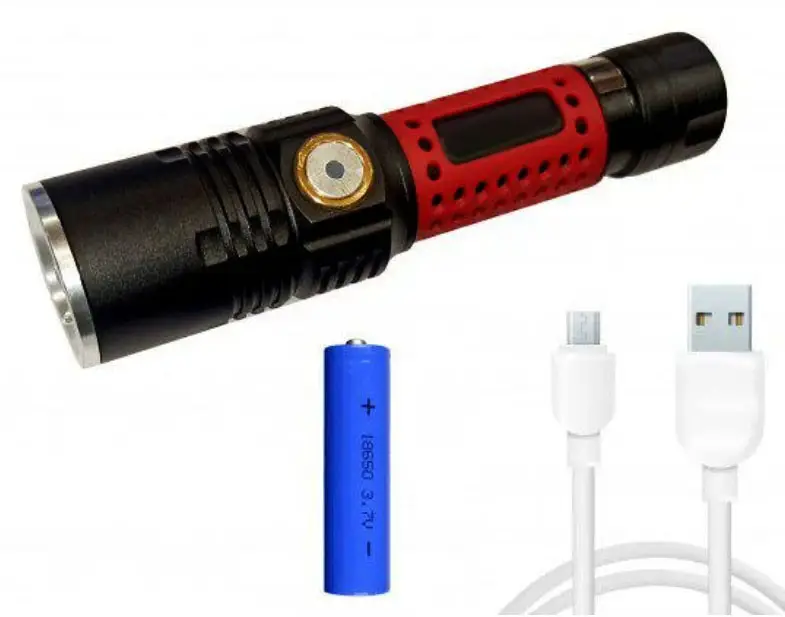 Ліхтарик ручний Rablex RB 252 P50 USB/Zoom/акумулятор/індикатор заряду