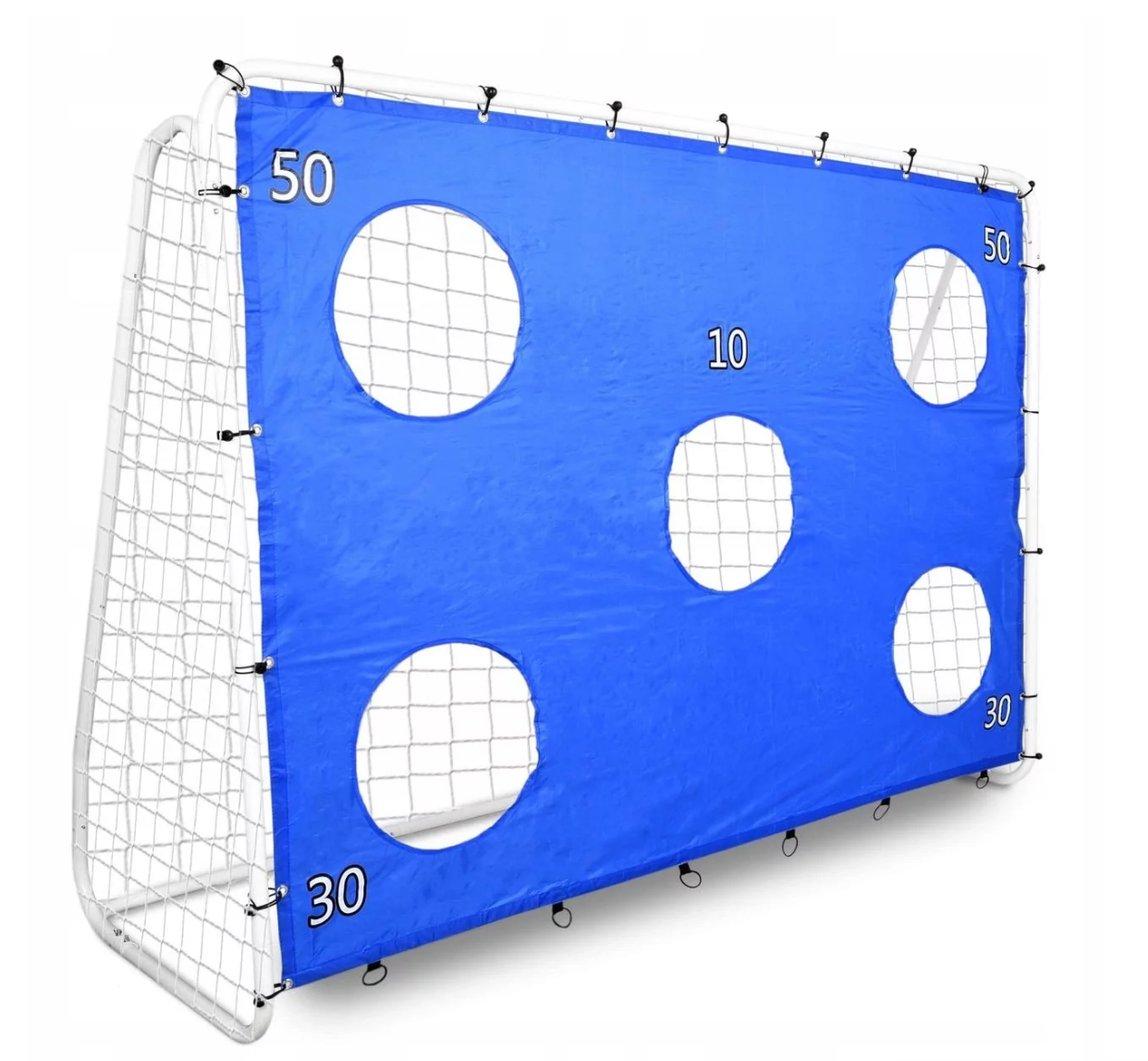 Футбольні ворота Garden Line TIS7420 з сіткою і мішенню 240х170х85 см