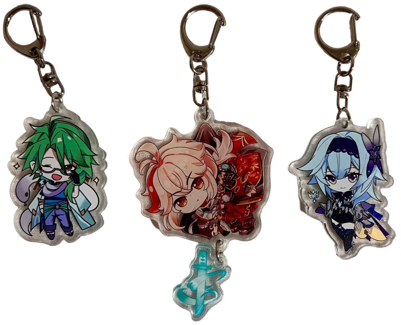 Набір брелоків Геншин Імпакт 3 шт. (91746)