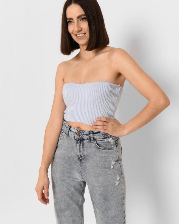 Топ женский Carica-6604-11 XS-M Голубой (2000002408529) Топ женский Carica-6604-11 XS-M Голубой (2000002408529)