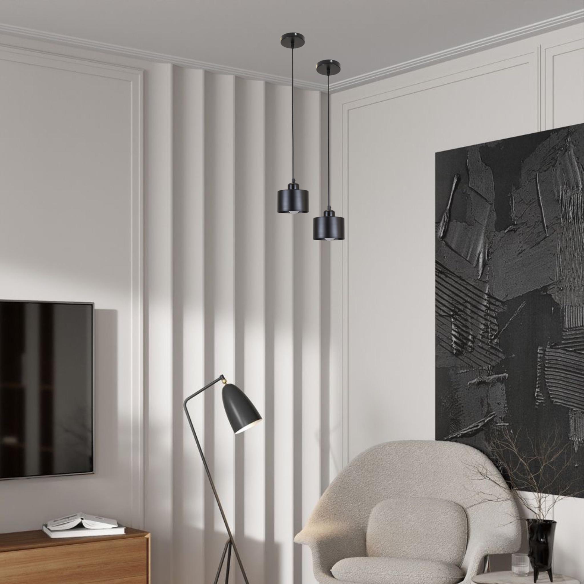 Подвес в стиле лофт Loft Light Черный (52-187F-1 BK) - фото 4