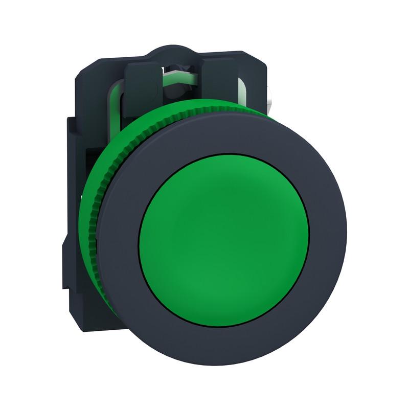 Кнопка управления Schneider Electric Harmony XB5 1NO 30 мм Зеленый (XB5FA31)