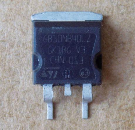 Транзистор STGB10NB40LZ GB10NB40LZ/D2PAK (51998)