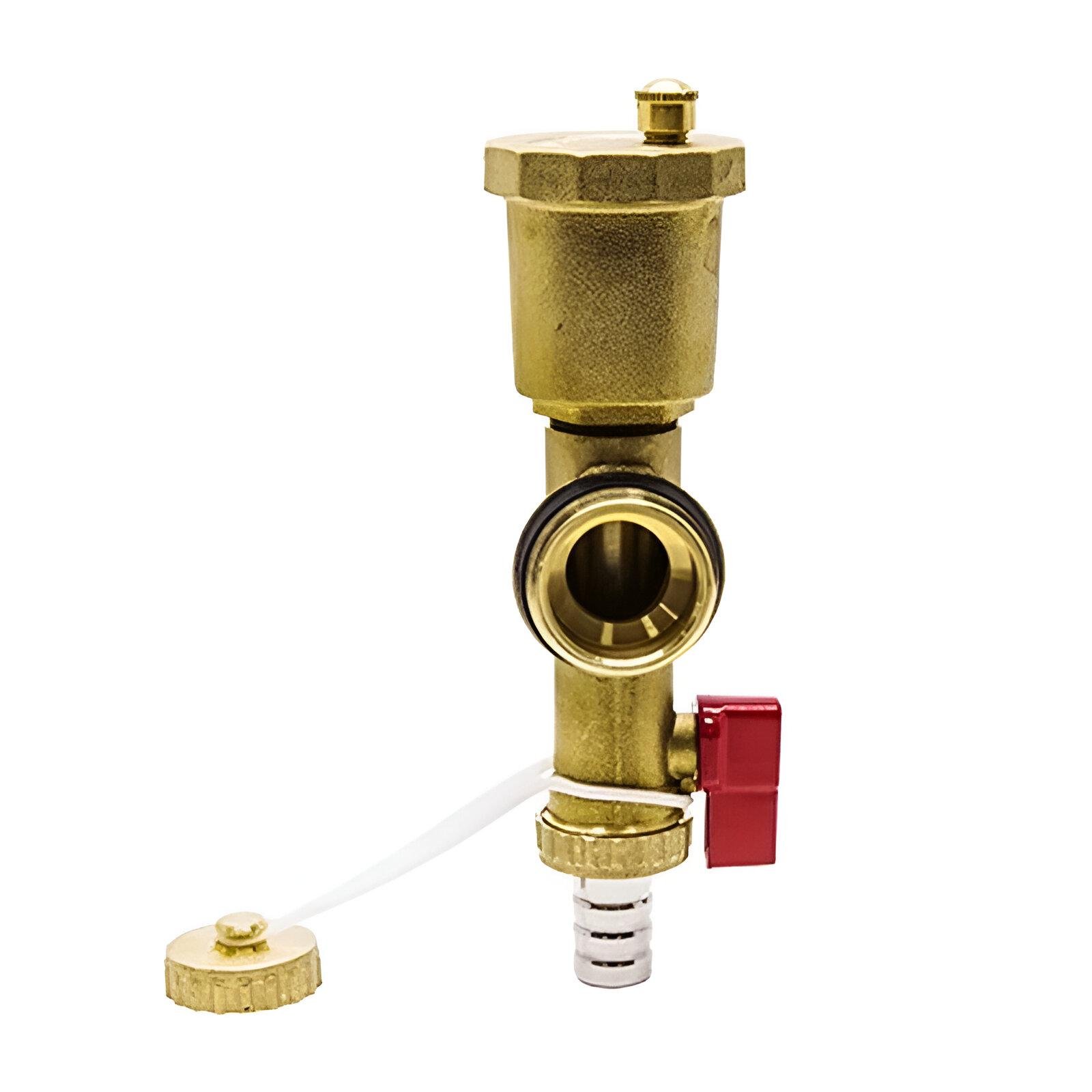 Зливна група Karro KR-1129 1" для колектора (TU-21581) Зливна група Karro KR-1129 1" для колектора (TU-21581)