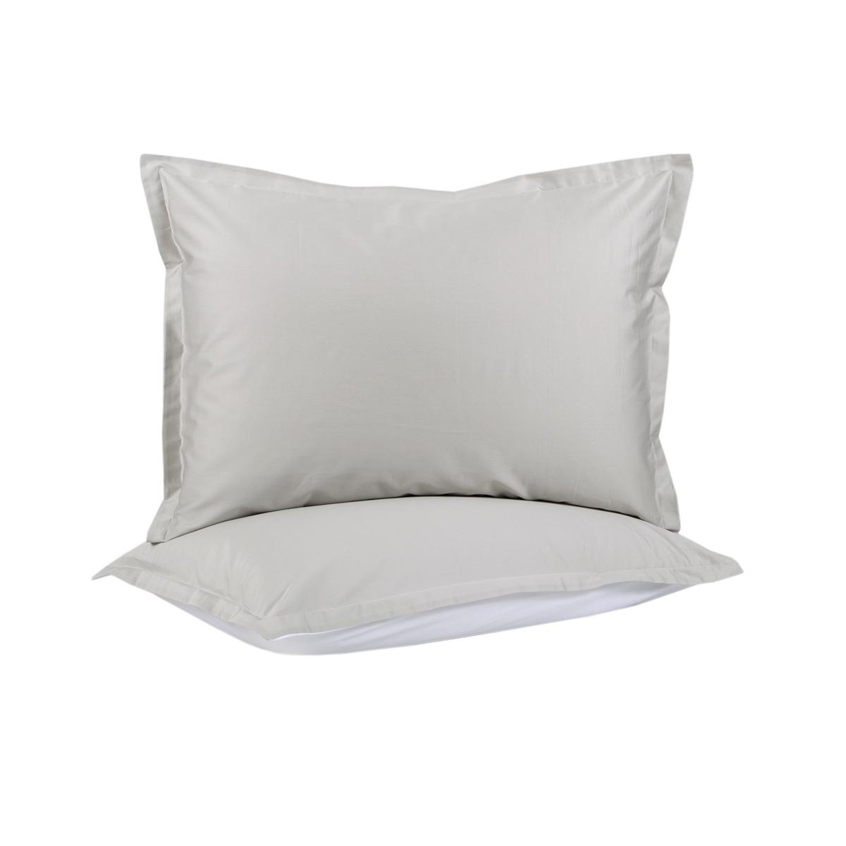 Наволочки з вушками Lotus Home Florida Premium 300ТС cатин 2 шт. 50x70+2,5 см Сірий (svt-2000022353069)