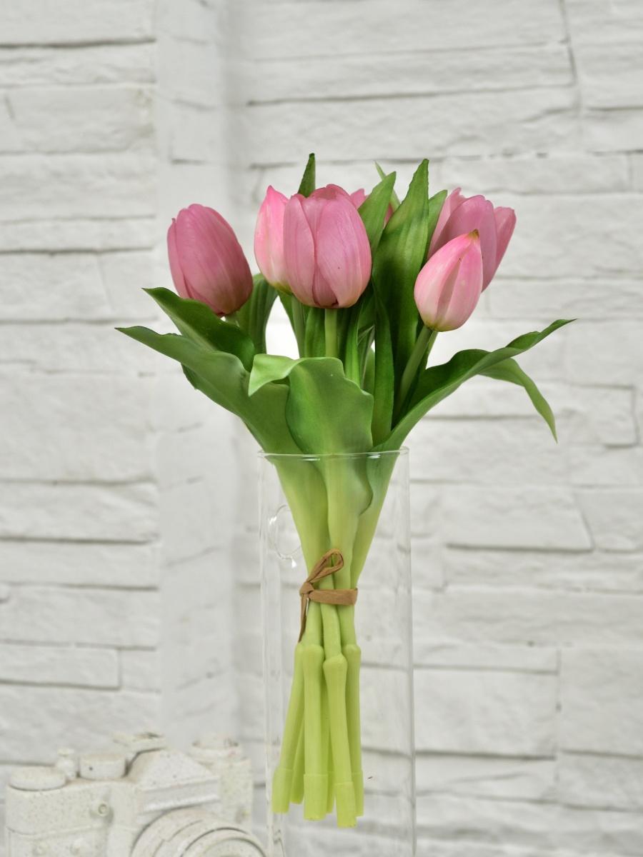 Тюльпан букет Indigo Premium 7 голов 30 см Сиреневый (73229-5) - фото 5 Тюльпан букет Indigo Premium 7 голов 30 см Сиреневый (73229-5) - фото 5