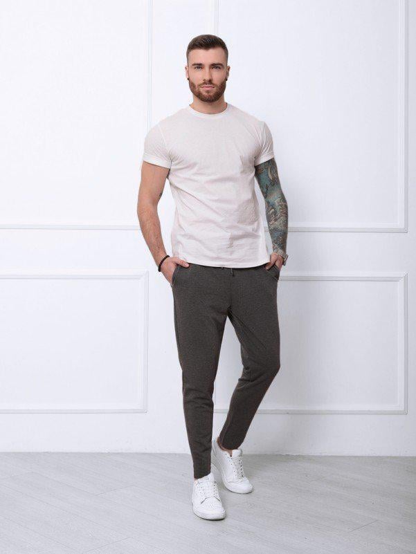 Спортивные штаны мужские ISSA Plus L Темно-серый (SA-141)