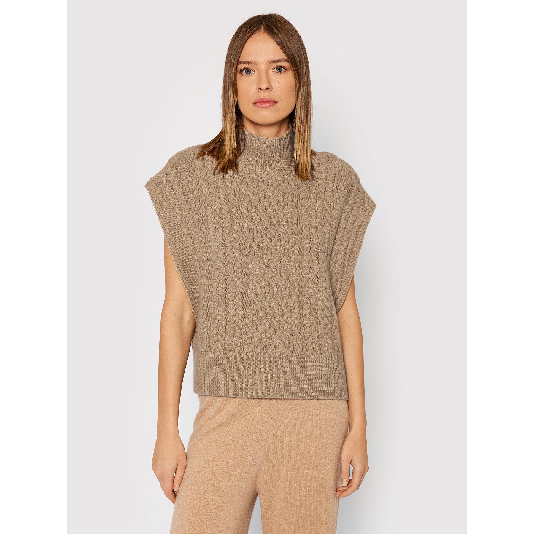 Жилет женский Benetton 1344d2009 L Бежевый