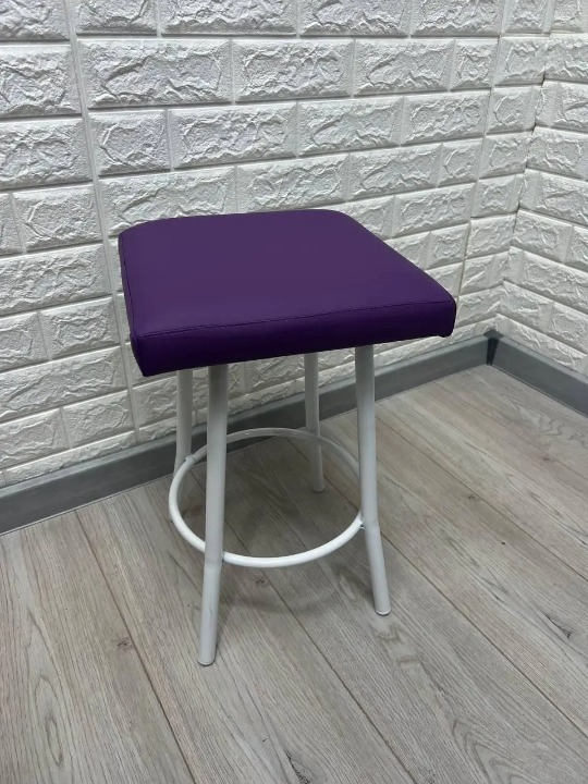 Табурет кухонний Tutty+ 30х30х45 см Фіолетовий/Білий (28374506)