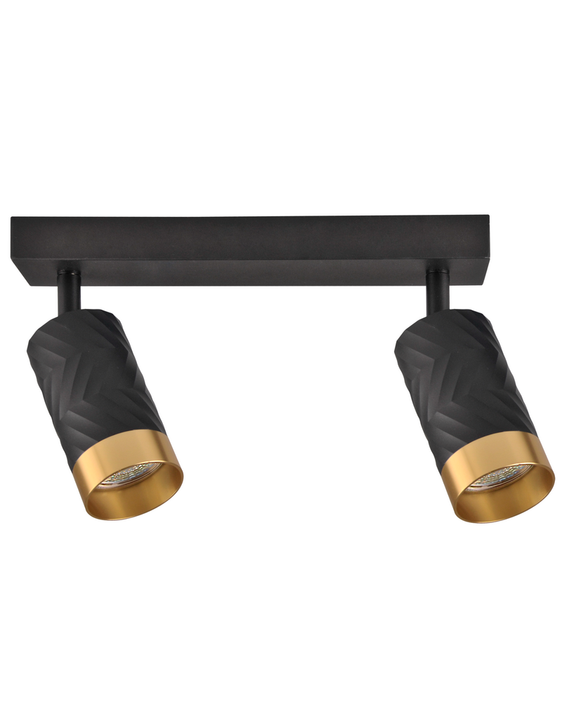 Спот Goldlux 323545 Arrias 2 GU10 2x10W IP20 Bl (12113229)