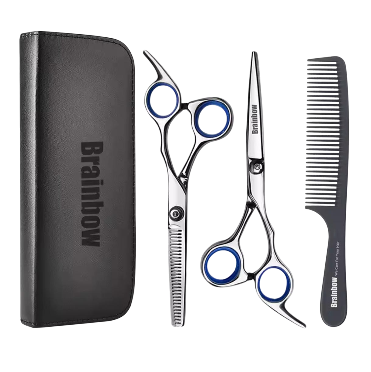 Набор инструментов для парикмахера 3в1 парикмахерские ножницы с расческой и чехол