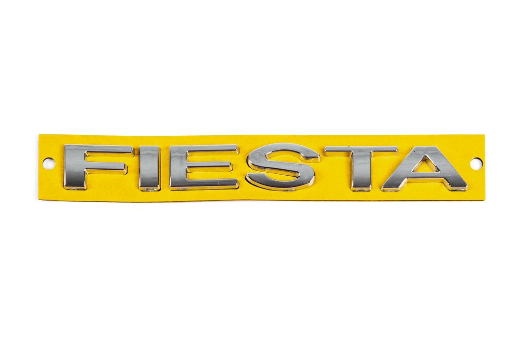 Надпись Fiesta 138 мм на 15 мм Davs Auto для Ford Fiesta 2002-2008 гг. abs-пластик Хром