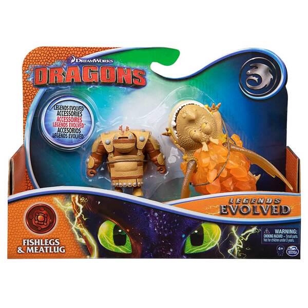 Набір Дракон Сарделька та вершник Рибоніг Як приборкати дракона 3 Spin Master Dreamworks Dragons