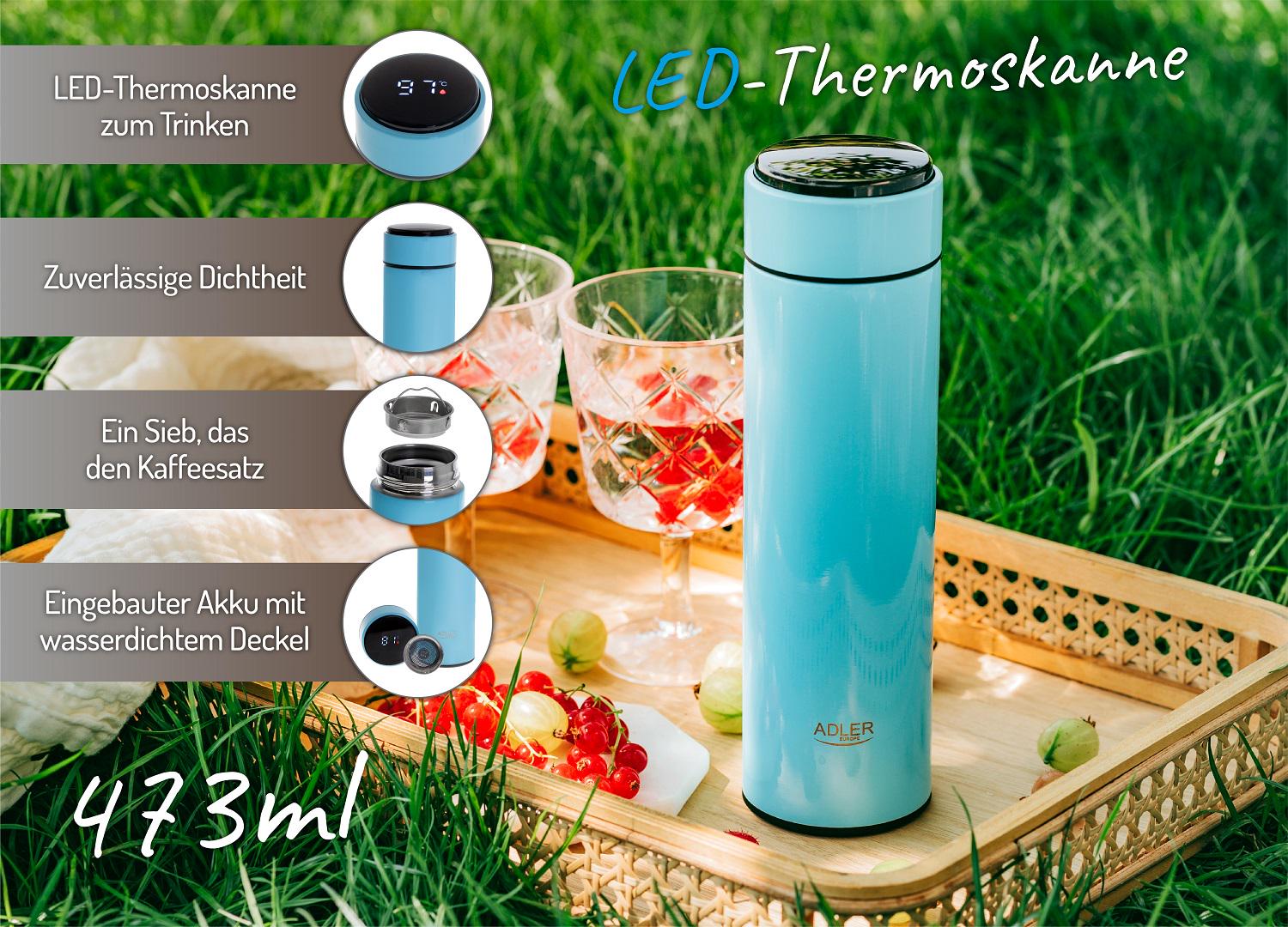 Термос Adler AD 4506 Blue (6218) - фото 10 Термос Adler AD 4506 Blue (6218) - фото 10