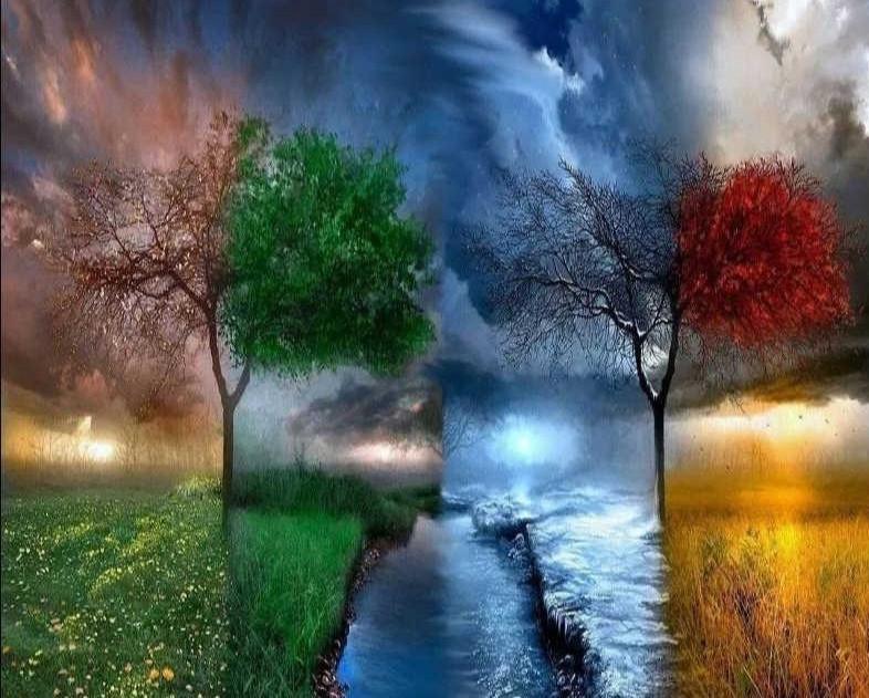 Картина по номерам Josef Otten Абстракция 4 Сезона 40х50 см в термопакете (9211EPH_O-mt)