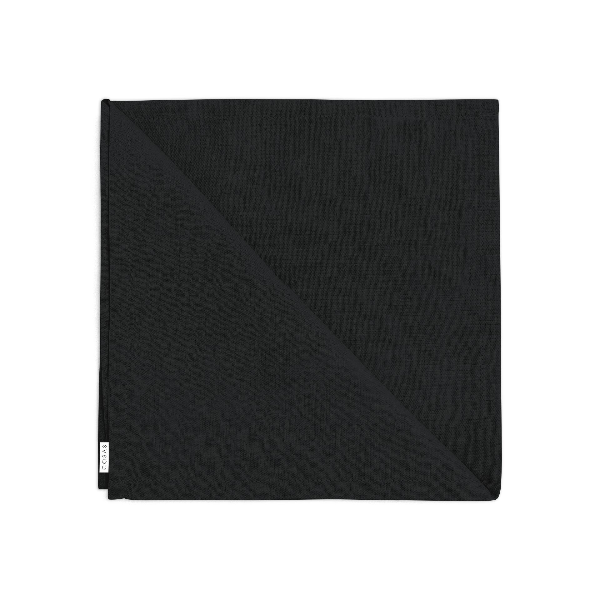 Набір з 4-х серветок Cosas 30х30 см Satin Black (4822052067123)