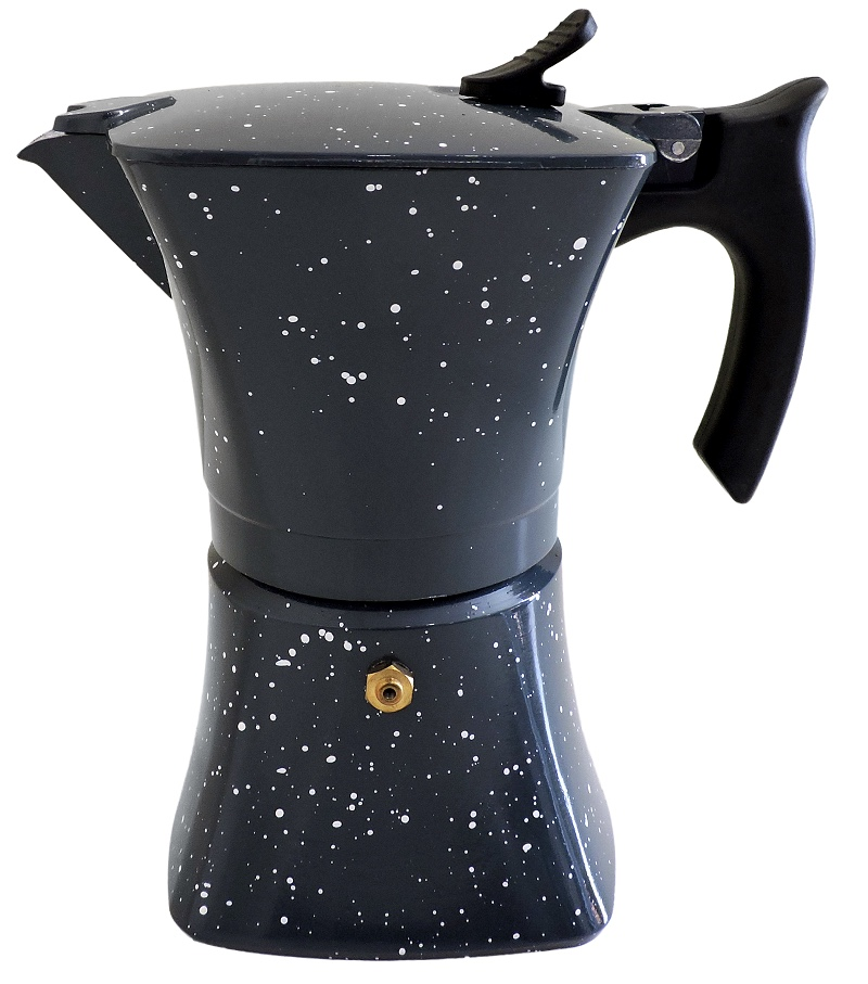 Кофеварка гейзерная Benson на 3 чашки из литого алюминия и бакелитовой ручкой 150 мл Черный (BN-1471) Кофеварка гейзерная Benson на 3 чашки из литого алюминия и бакелитовой ручкой 150 мл Черный (BN-1471)