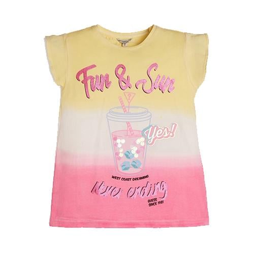 Футболка Guess Kids Warm J02I26 K6YW0 F2F5 128 см Yellow/Multi (19416-14080)