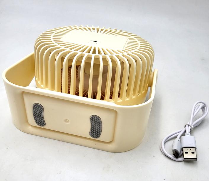 Вентилятор акумуляторний настільний UKC Portable Fan ZB124A 6376 14 см Жовтий (26214580) - фото 3 Вентилятор акумуляторний настільний UKC Portable Fan ZB124A 6376 14 см Жовтий (26214580) - фото 3