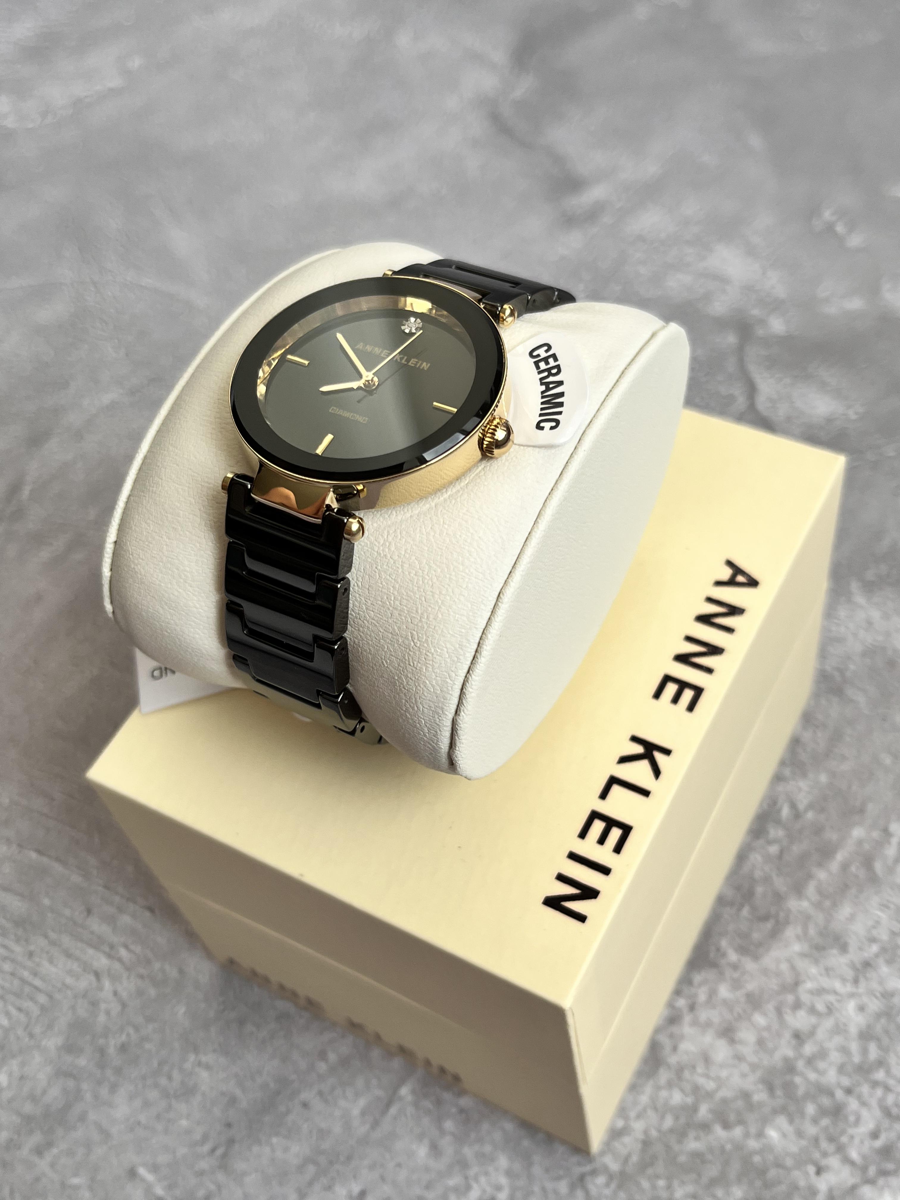 Часы женские Anne Klein AK/1018BKBK Черный (12297708) - фото 3