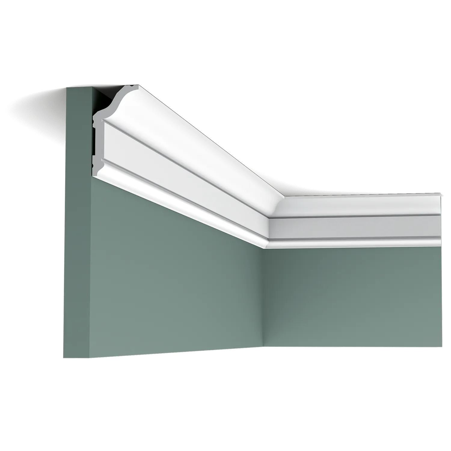 Карниз Orac Decor грунтованный 2000x59x31 мм (CX141)