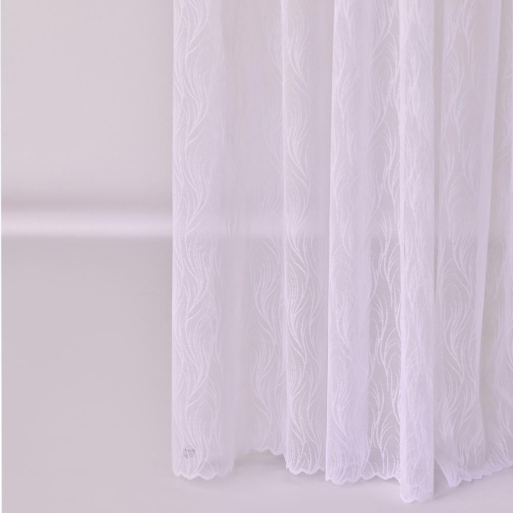 Ткань тюль жаккард Нимфа 57 гр/м2 280 см (N0001-beyaz) Ткань тюль жаккард Нимфа 57 гр/м2 280 см (N0001-beyaz)