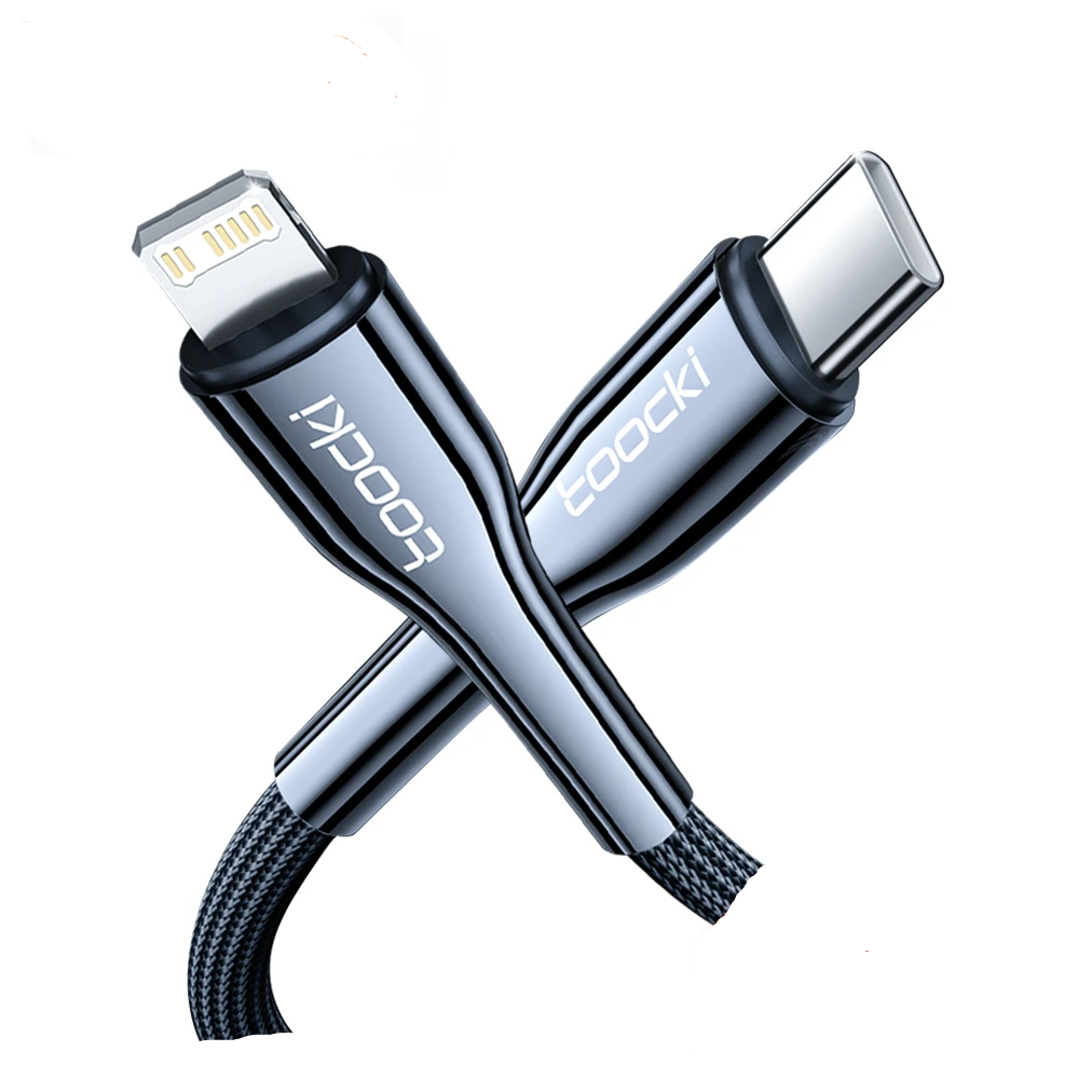 Кабель Toocki 20w Type-C-Lightning 2 м Черный (18903885)