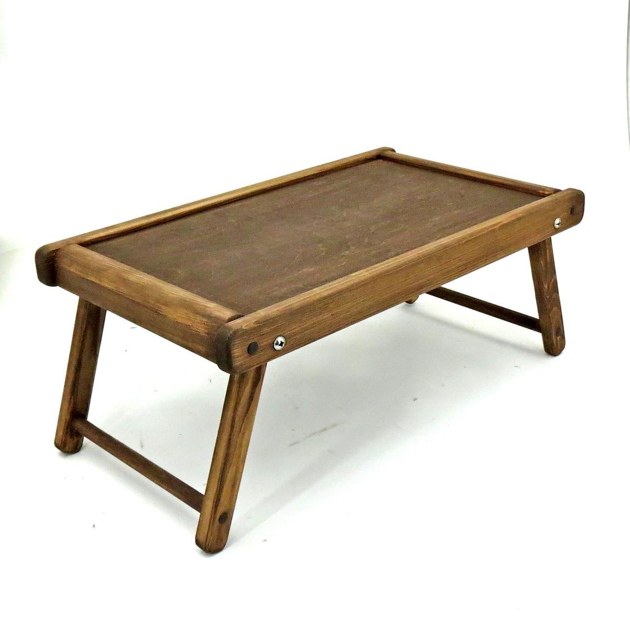 Столик-поднос для завтрака из дерева Небраска Капучино (СТП-002709)