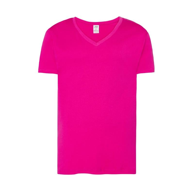 Футболка JHK URBAN V-NECK S Светло-малиновый (FU) Футболка JHK URBAN V-NECK S Светло-малиновый (FU)