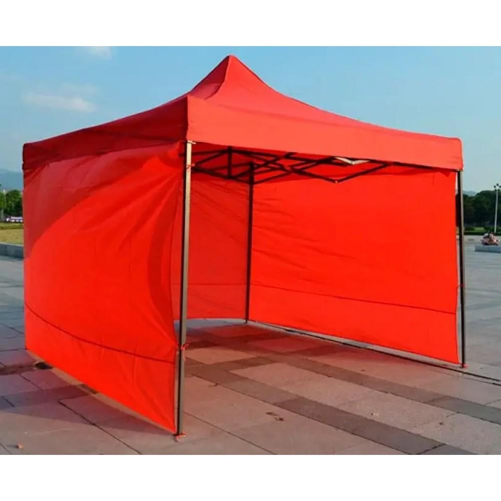 Палатка павильон раздвижная Bonro B-9004 со стенками 2,9х2,9 м Красный (42400988)