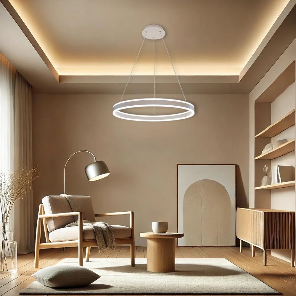 Люстра ESLLSE STELLA R с пультом 96W 600x1200 мм Белый (10039) - фото 6