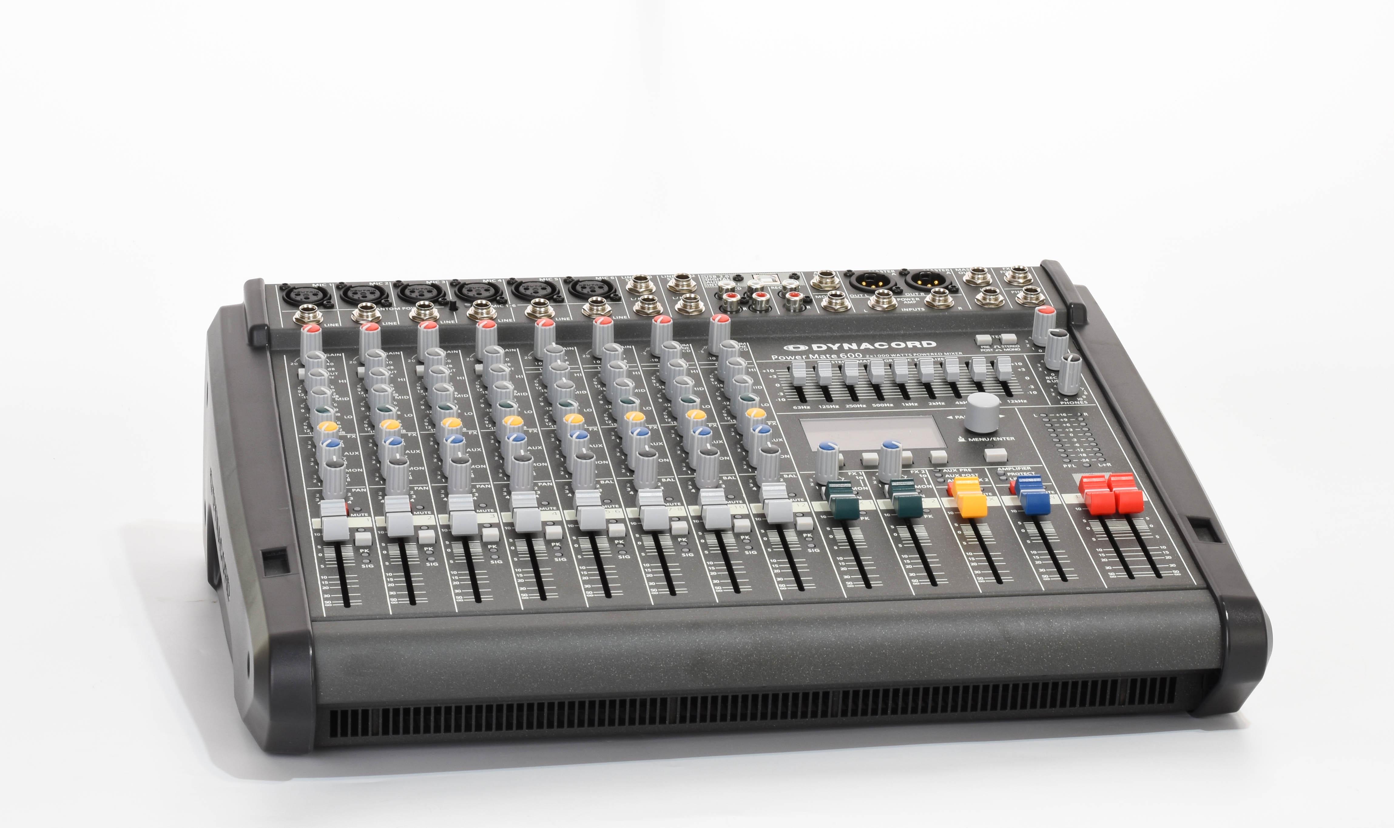 Микшерный пульт активный DYNACORD POWERMATE 600-3 с усилителем 2х1000 Вт (0002) - фото 4 Микшерный пульт активный DYNACORD POWERMATE 600-3 с усилителем 2х1000 Вт (0002) - фото 4