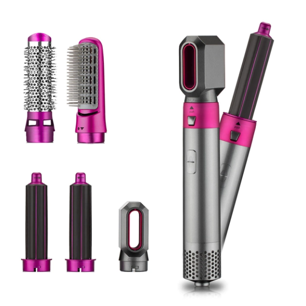 Ствиллер для волос воздушный Hot Air Styler 5в1 Серый