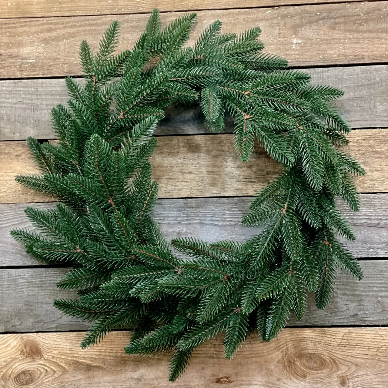 Венок новогодний HVOYA Classic литой 50 см 10 шт. Зеленый (CNT00010412)