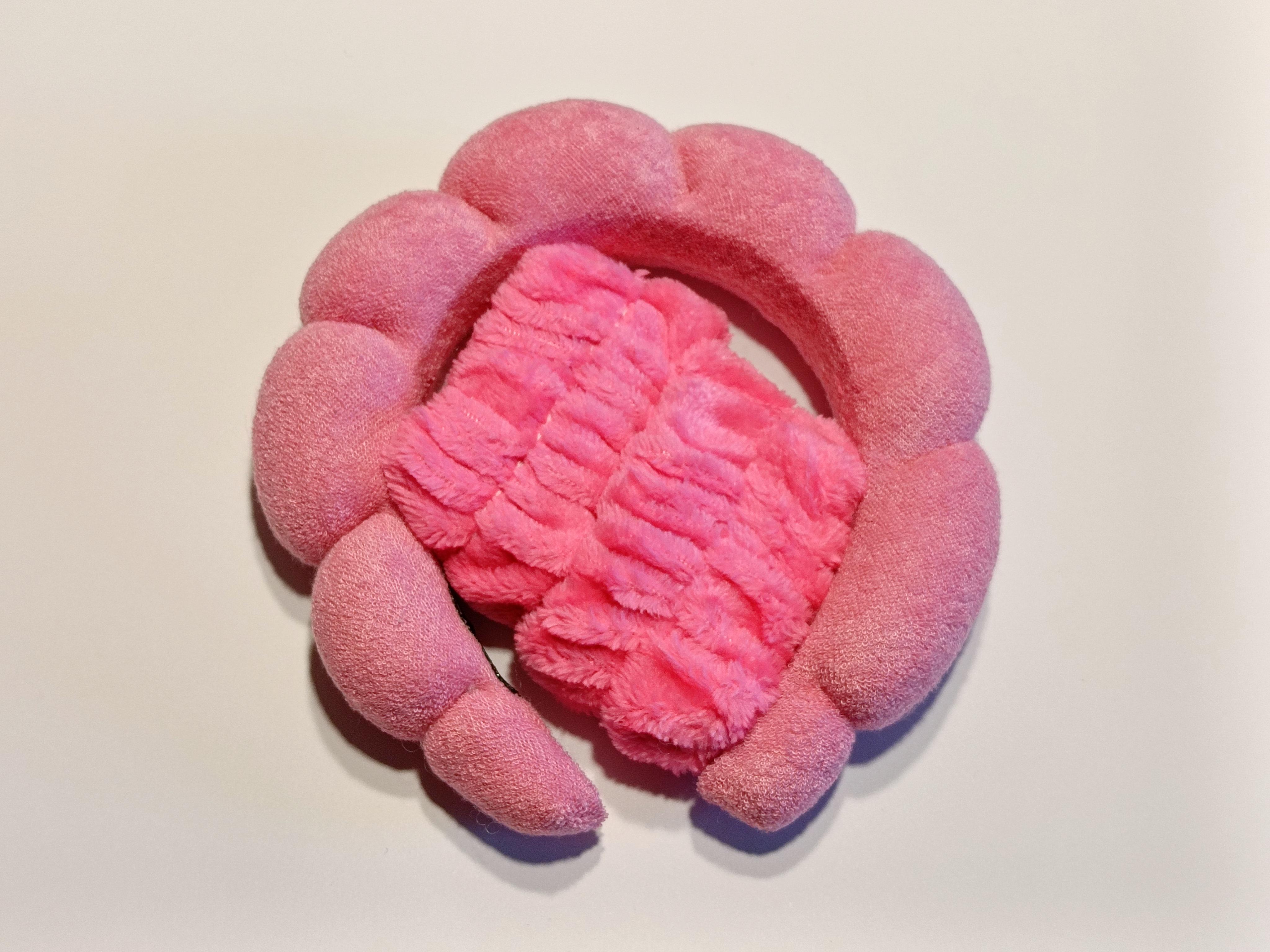 Комплект мягкий косметический обруч и напульсники для умывания Фуксия - фото 1 Комплект мягкий косметический обруч и напульсники для умывания Фуксия - фото 1