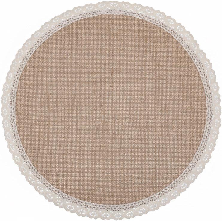 Набор льняных подпальников 6 шт. 38 см Natural Lace