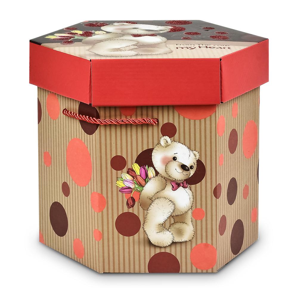 Коробка подарочная картонная R94906-S From the Heart 21х22,5 см