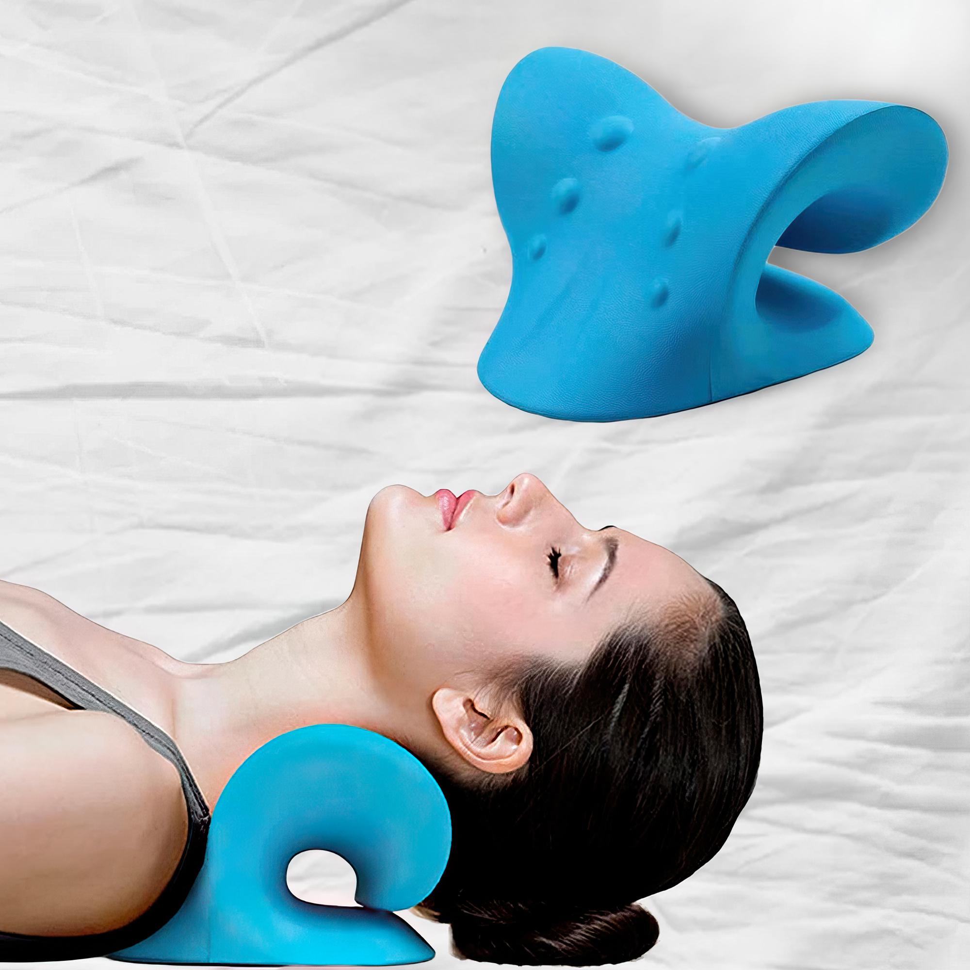 Масажер-подушка BauTech для вирівнювання шийного відділу Блакитний (HA-711) - фото 2 Масажер-подушка BauTech для вирівнювання шийного відділу Блакитний (HA-711) - фото 2